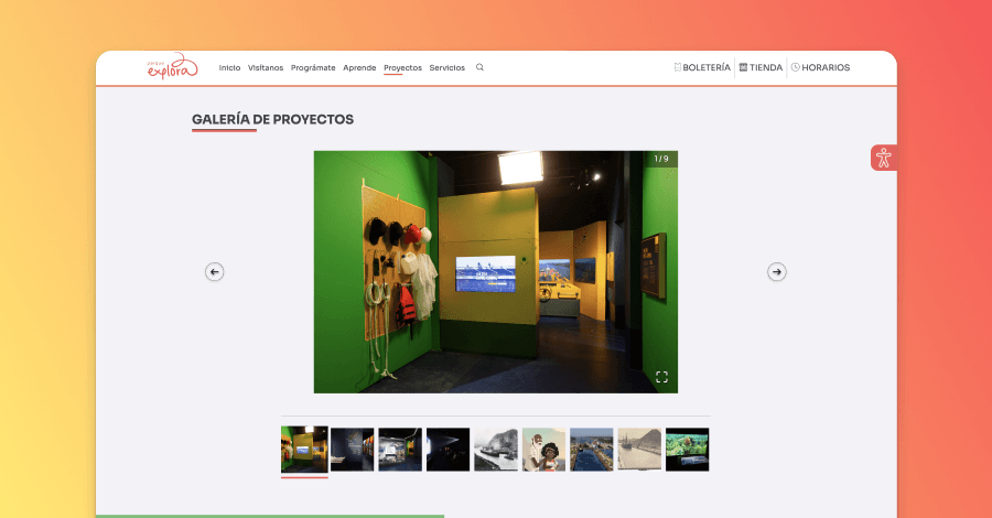 Parque Explora main page image